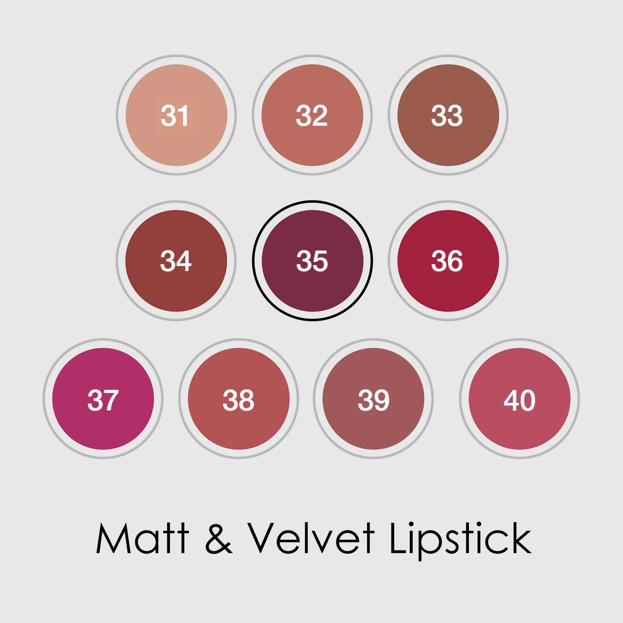 RVB Lab Matt and Velvet Lipstick