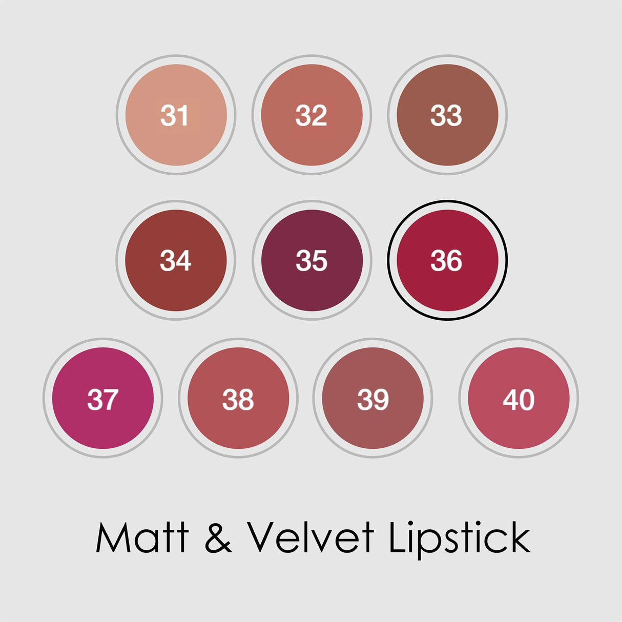 RVB Lab Matt and Velvet Lipstick