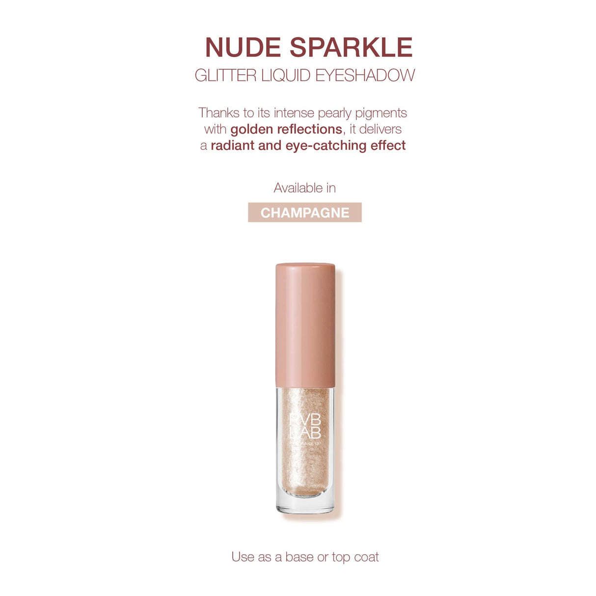RVB Lab NUDE SPARKLE Glitter Liquid Eyeshadow #159