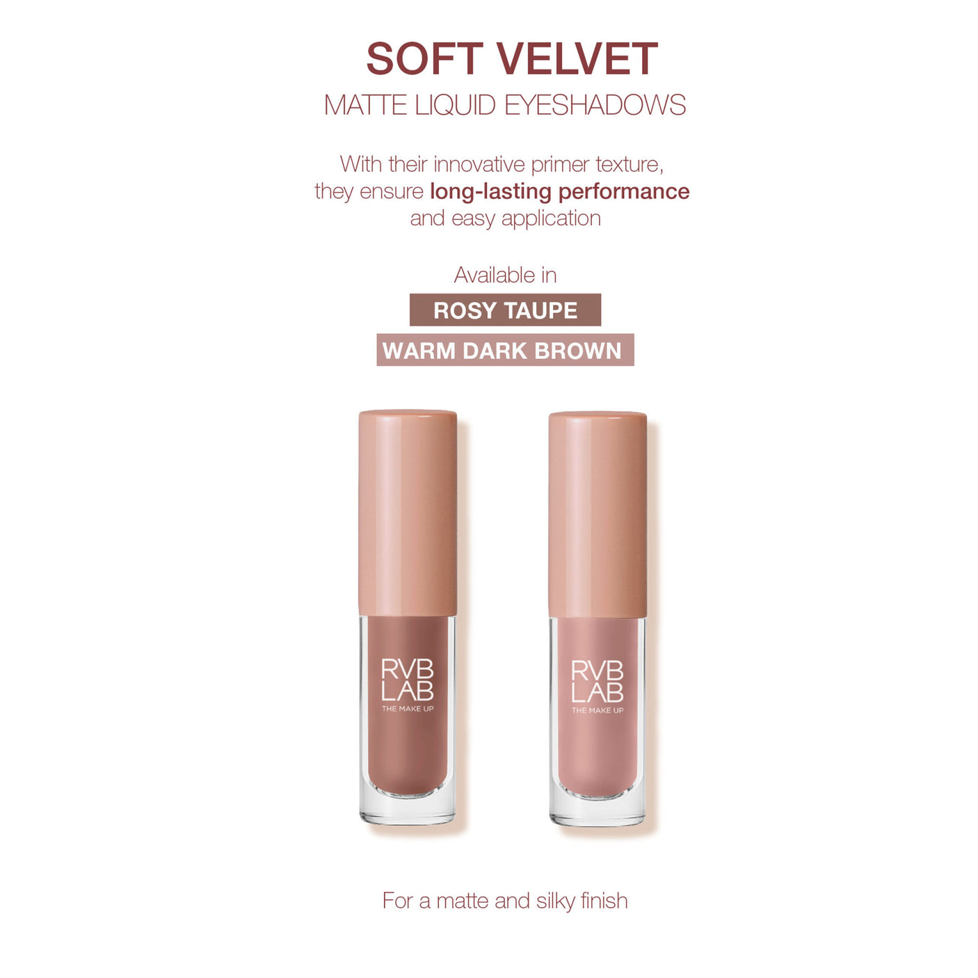RVB Lab SOFT VELVET Matte Liquid Eyeshadow