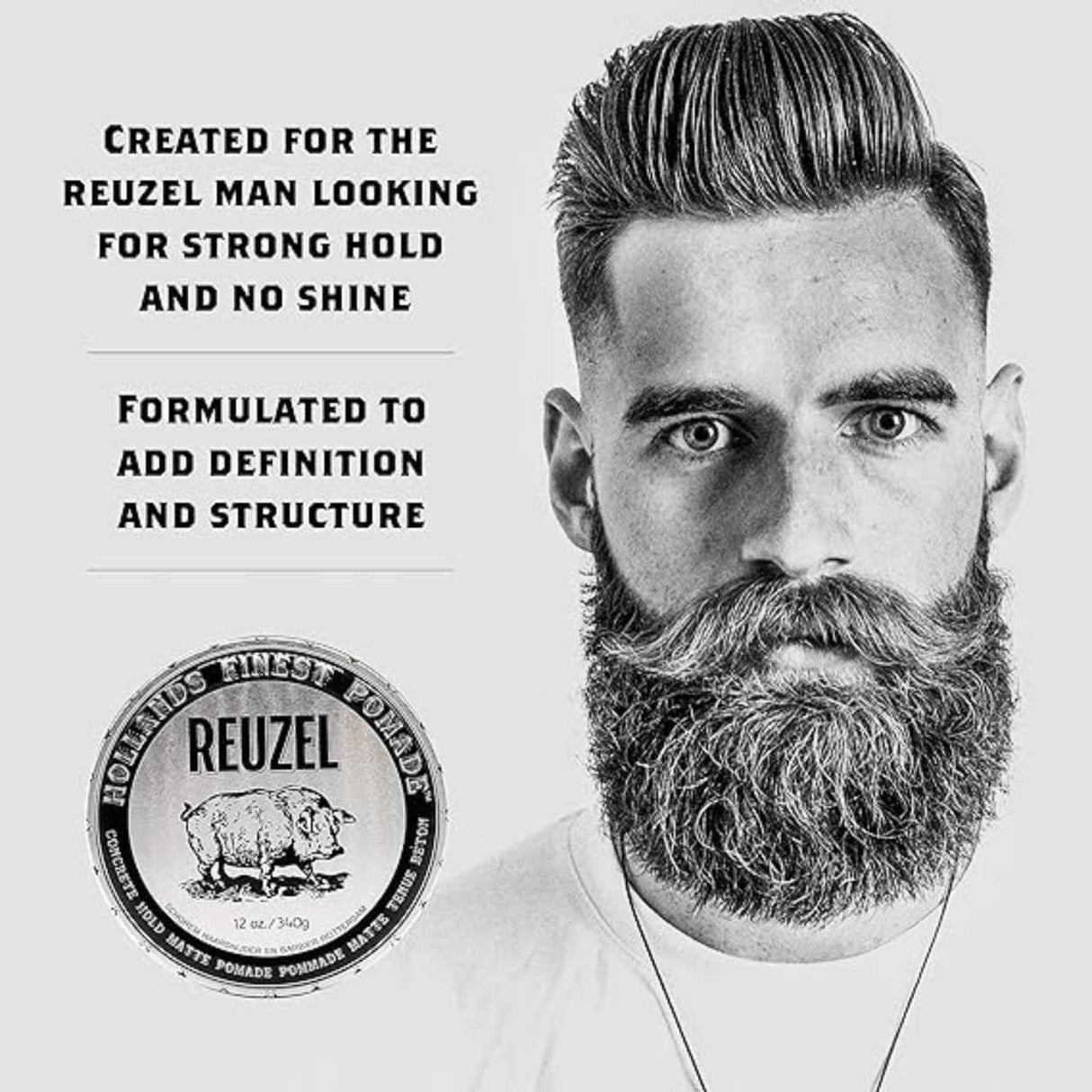 Reuzel Concrete Hold Matte Pomade 95g