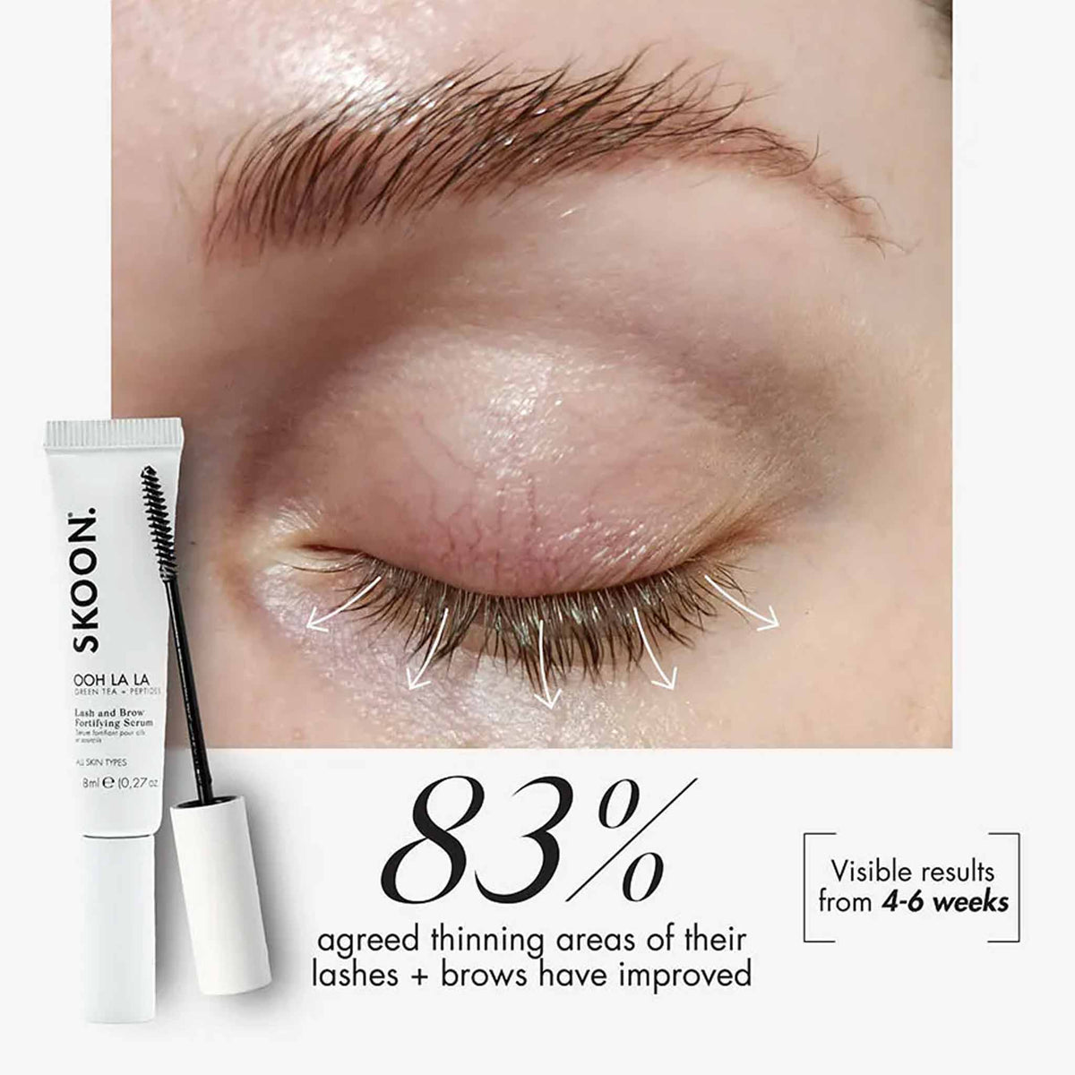 Skoon OOH LA LA Lash and Brow Fortifying Serum 8ml