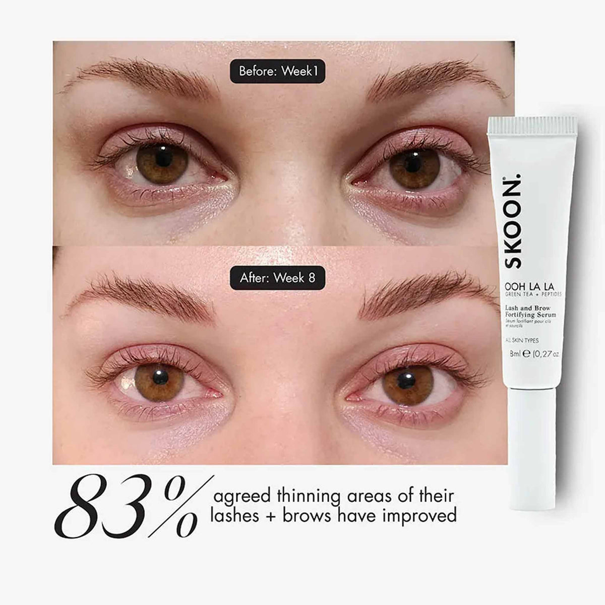 Skoon OOH LA LA Lash and Brow Fortifying Serum 8ml