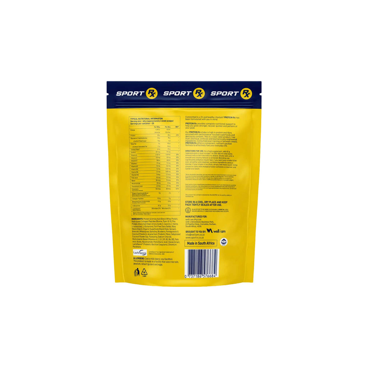 Protein RX - Vanilla Caramel 800g