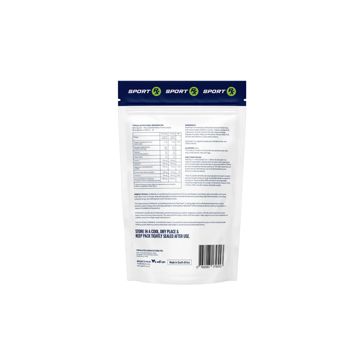 Sport RX Stamina RX 1kg - Berry Breeze