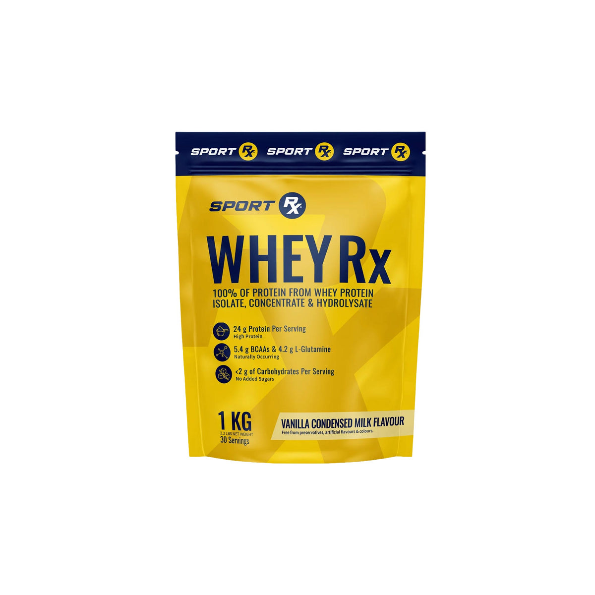 Sport RX Whey Protein Vanilla Condensed Milk 990g