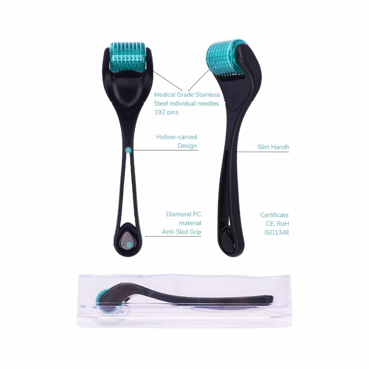 Soopa Skin Derma Roller 0.2mm - White