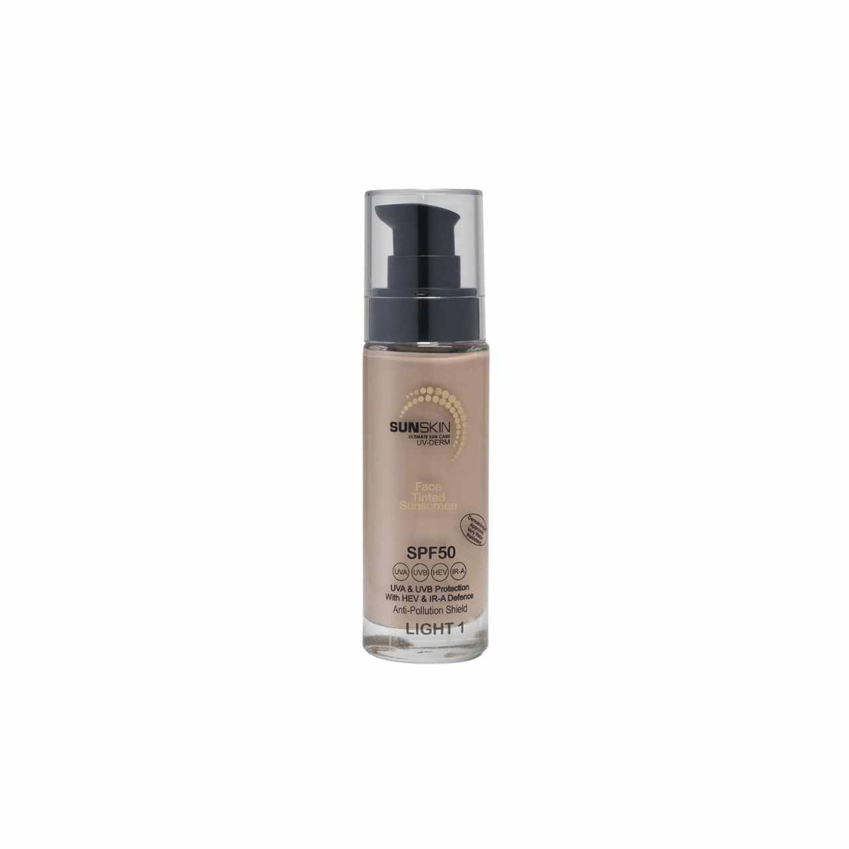 SunSkin UV DERM FACE SPF50 Tinted Sunscreen 30ml