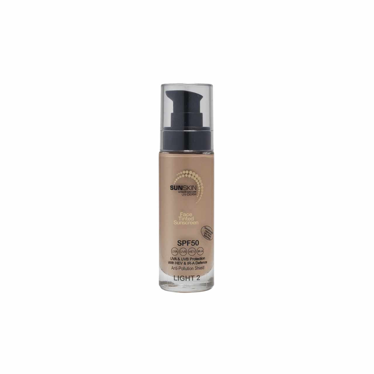 SunSkin UV DERM FACE SPF50 Tinted Sunscreen 30ml