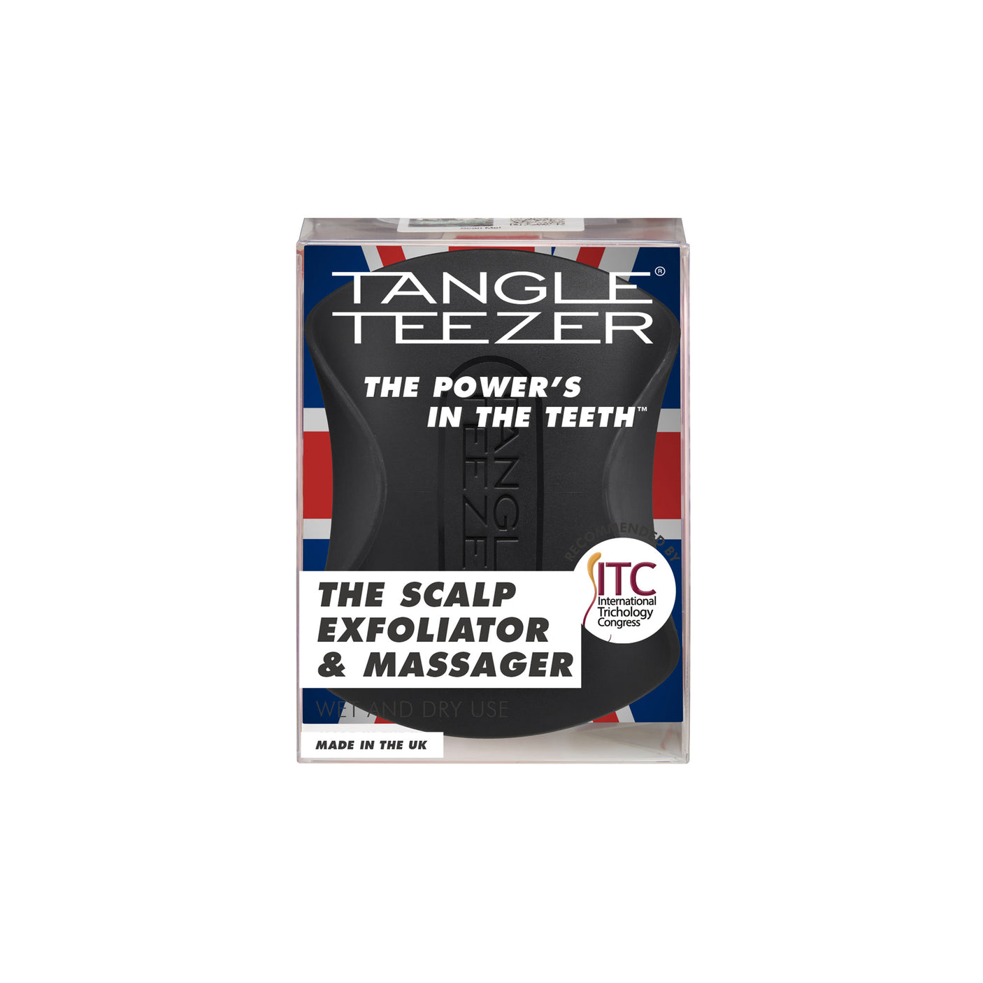 Tangle Teezer Scalp Exfoliator & Massager Black