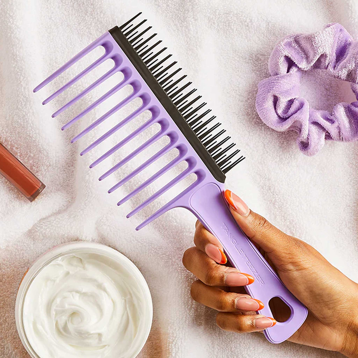 Tangle Teezer Double Sided Comb Lilac / Black