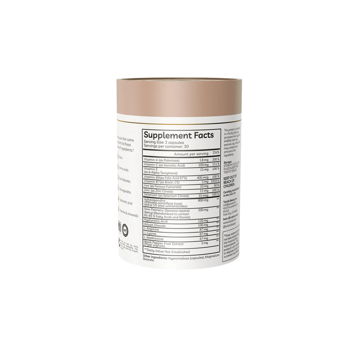 Tululla Radiant Hair Vitamin Capsules