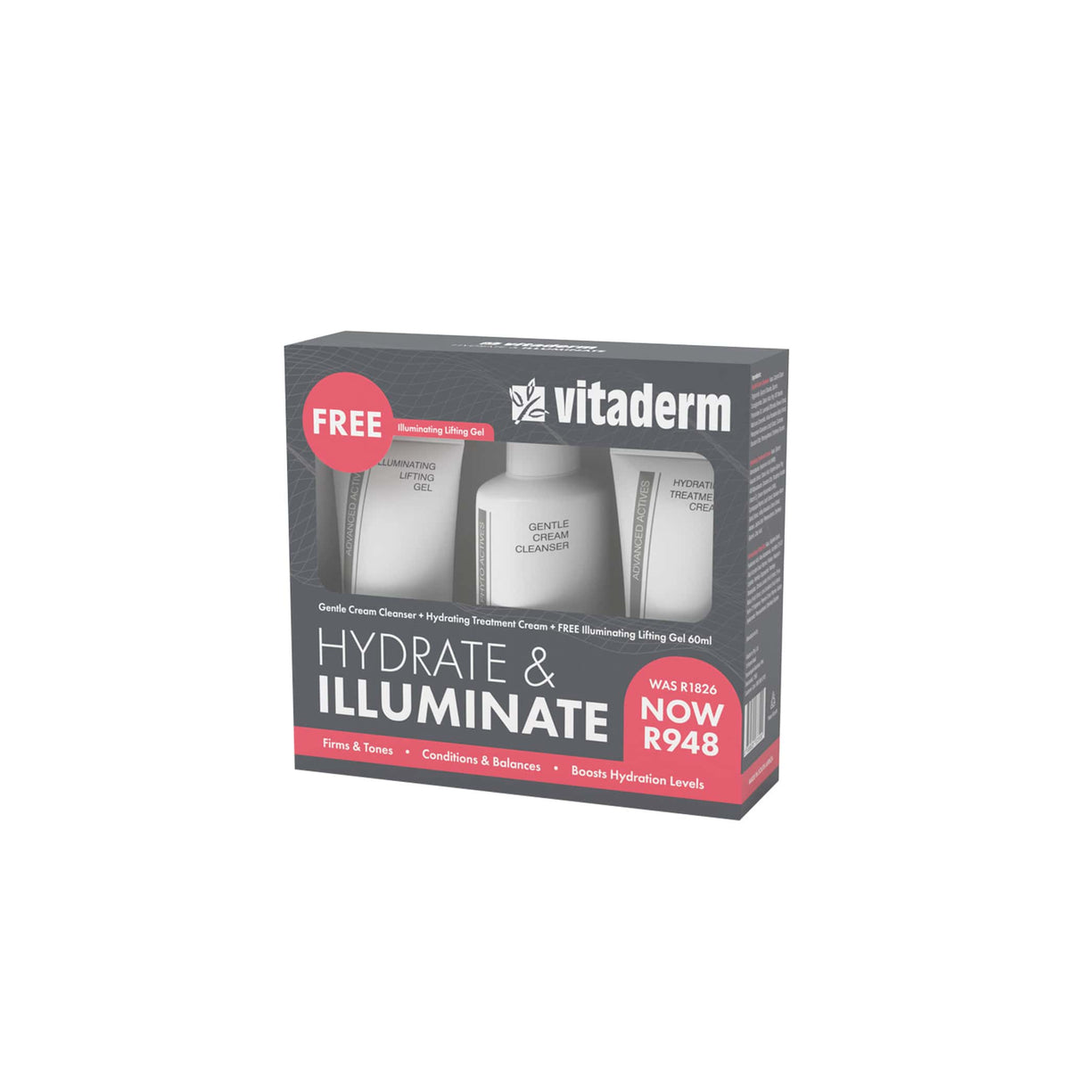 Vitaderm Hydrate &amp; Illuminate Kit
