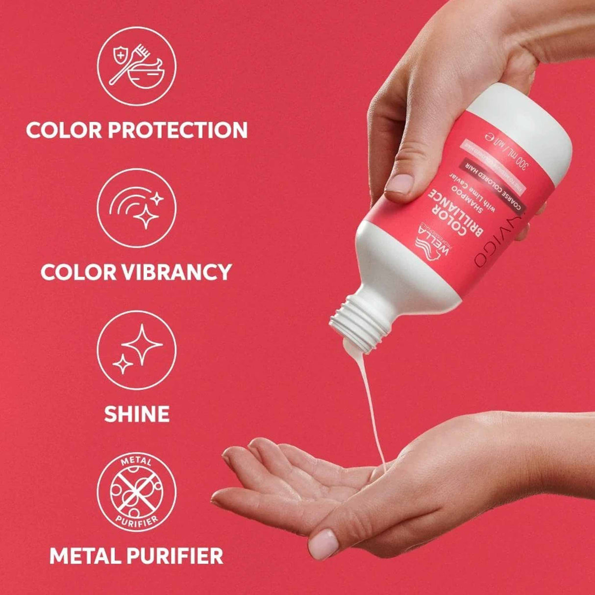 Wella Professionals Invigo Color Brilliance Shampoo 300ml Coarse