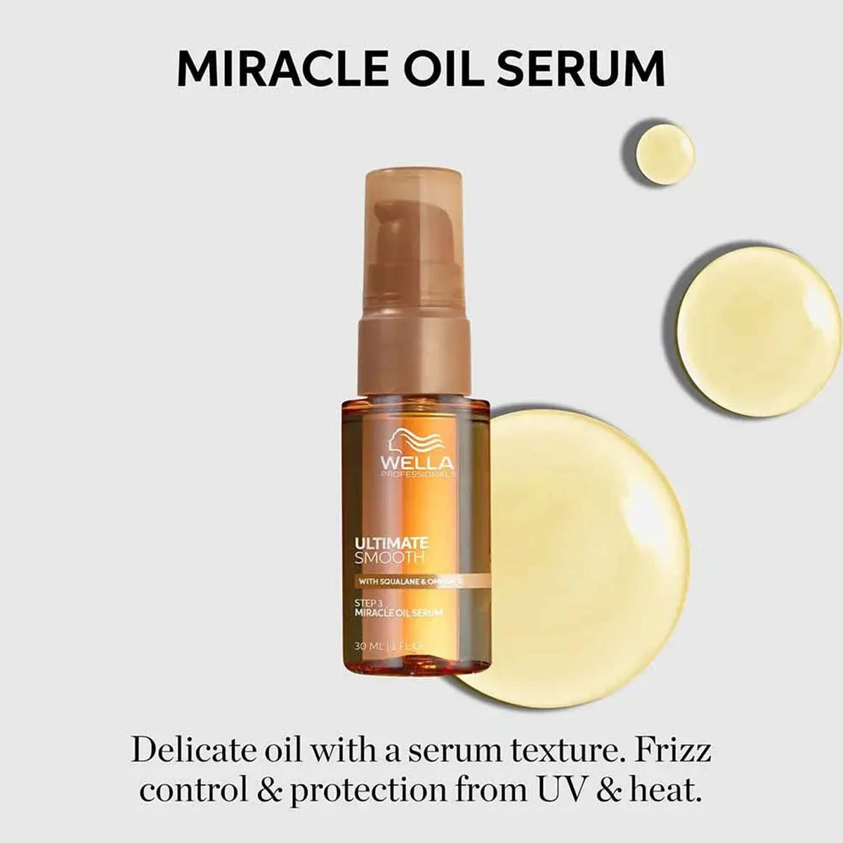 Wella Ultimate Smooth Miracle Oil Serum 30ml