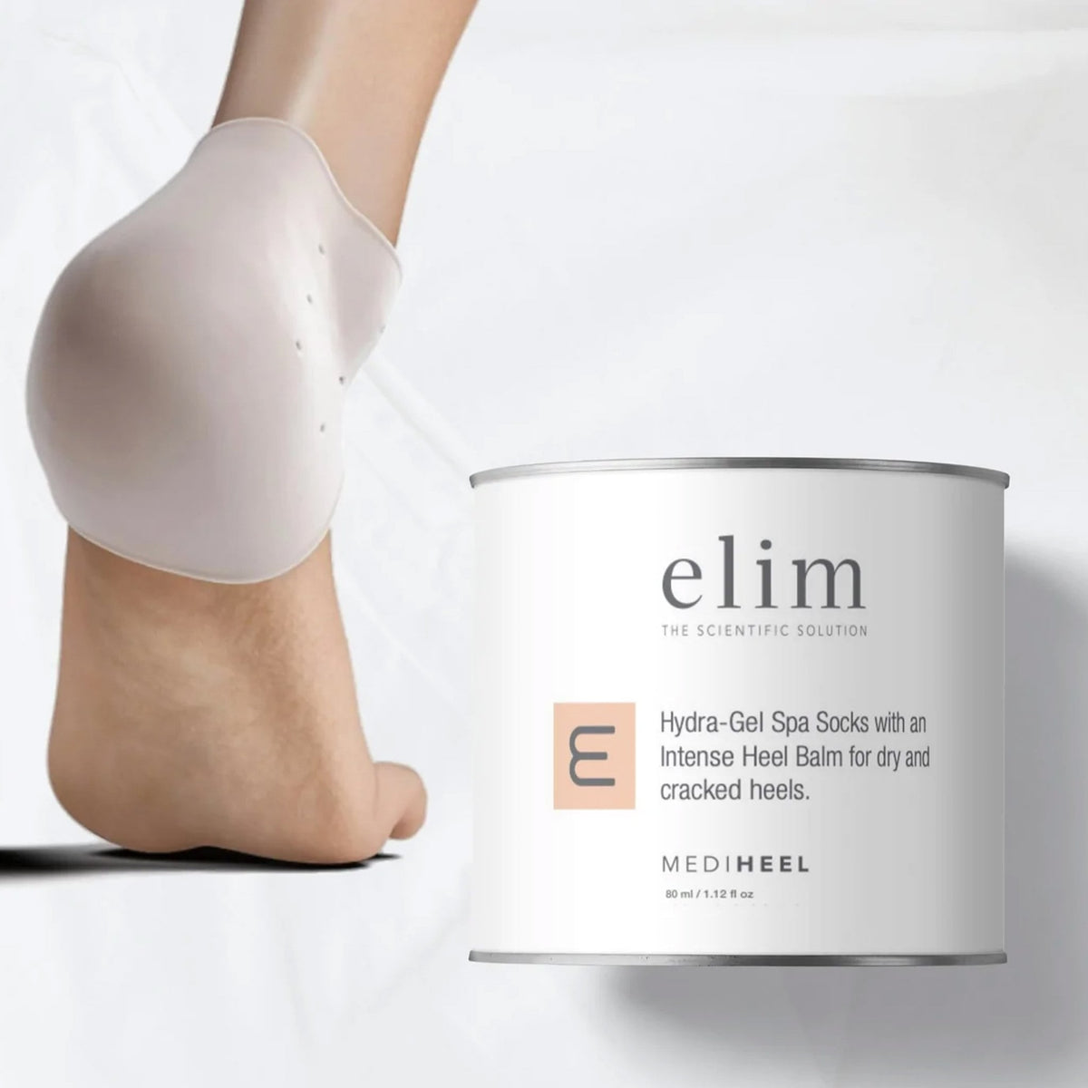 Elim MediHeel Intense Night Repair &amp; Hydro-Gel Socks