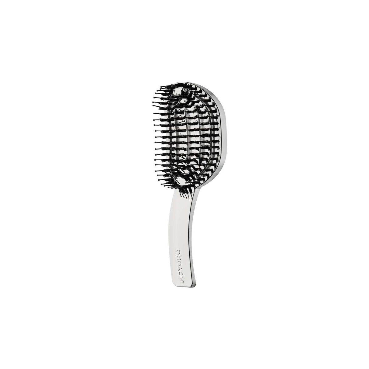 Mycro Keratin Moyoko Hailo Detangling Brush – Silver Chrome