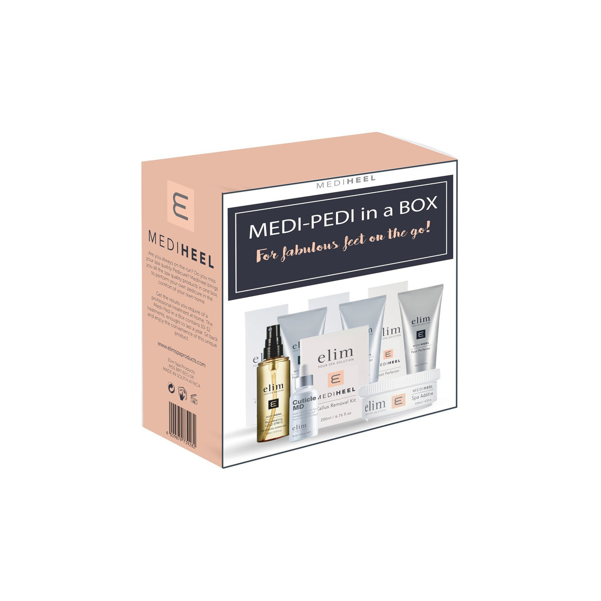 Elim MediHeel Medi-Pedi in a Box