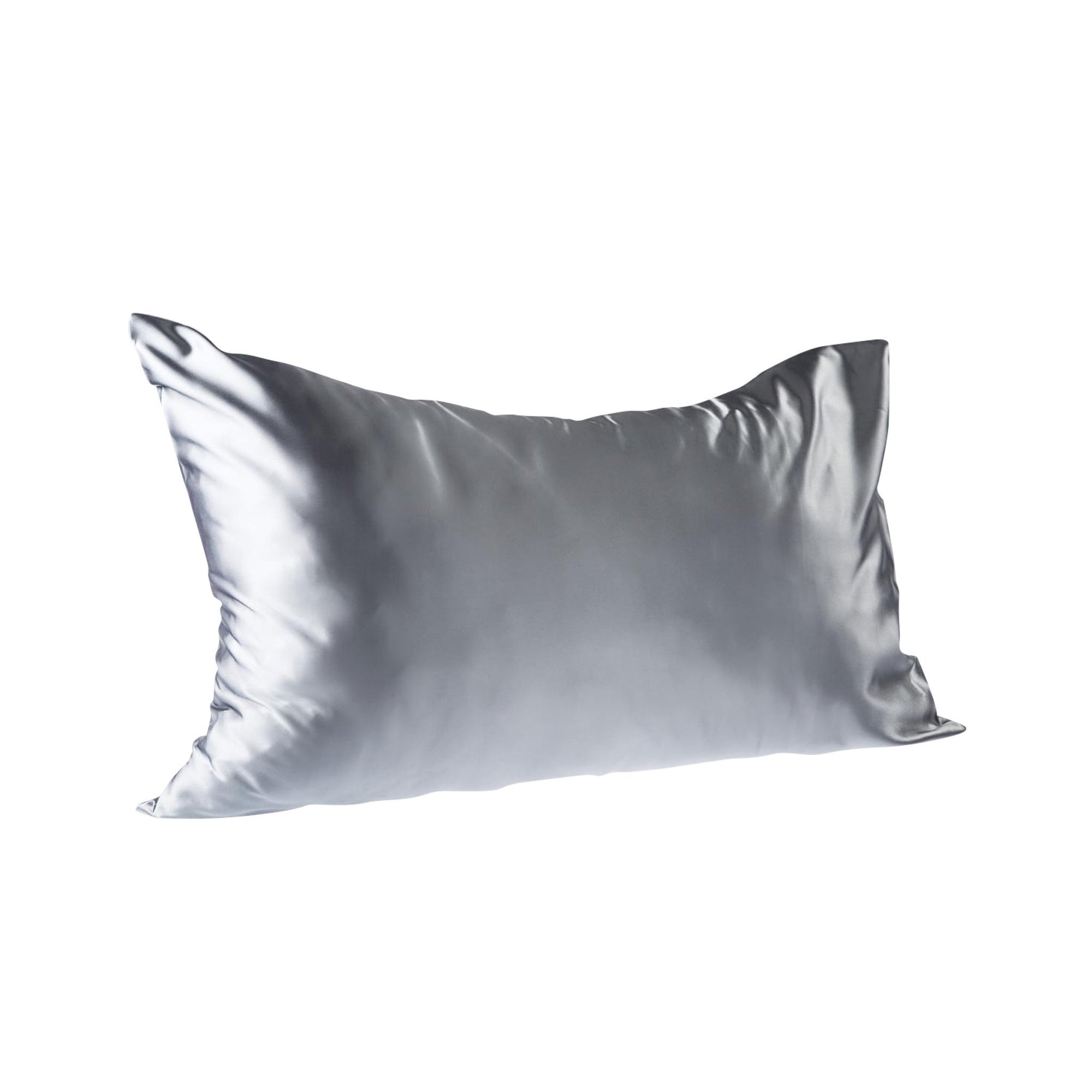 Every Second Counts Satin Pillowcase Grey