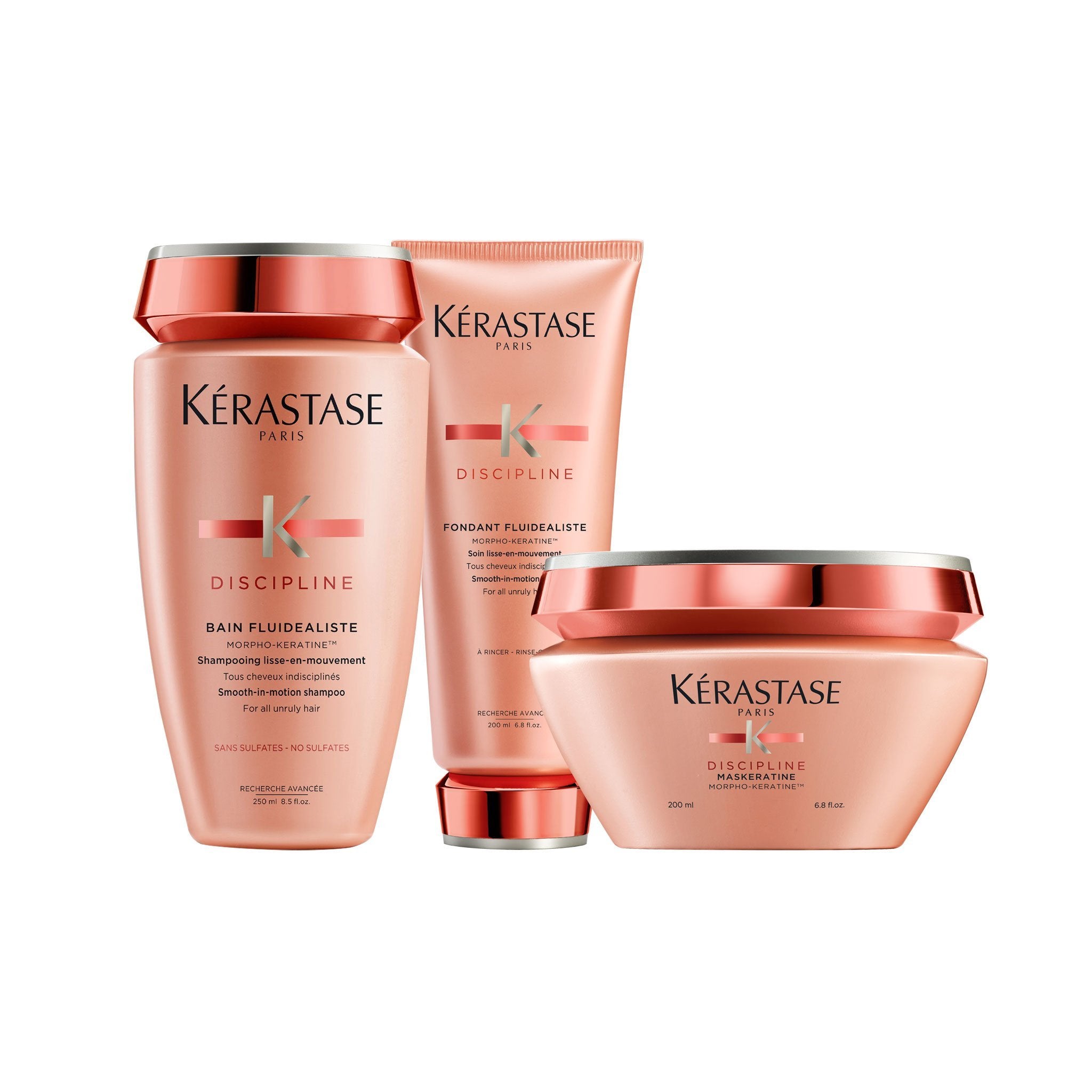Kérastase Discipline Sulphate Free Trio - Hair Shampoo - retailbox