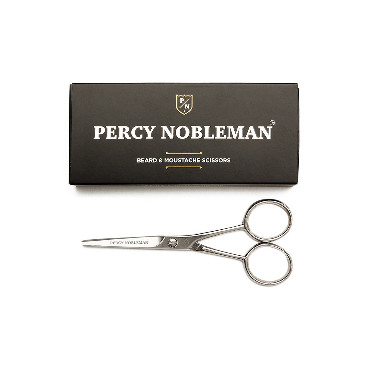 Percy Nobleman Beard &amp; Moustache Scissors
