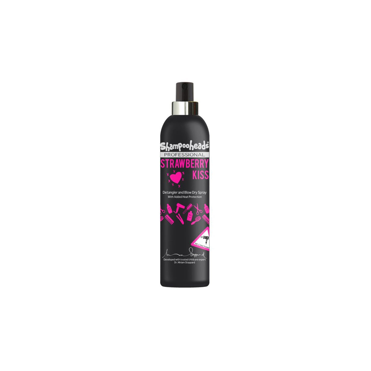 Shampooheads Strawberry Kiss Detangler &amp; Blow Dry Spray  200ml